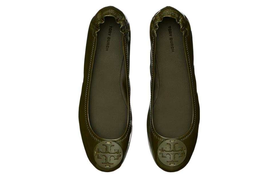 (W) TORY BURCH Cap-Toe Slip-On 'Olive Green' 圖 3