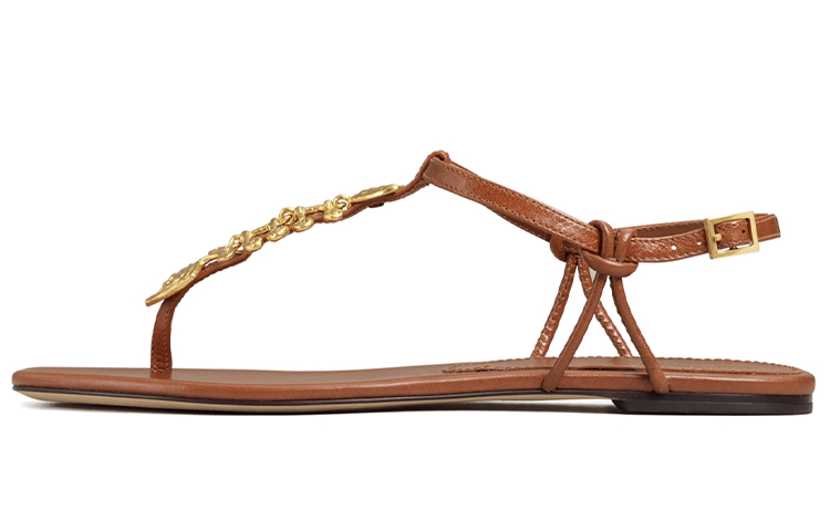 (W) TORY BURCH Capri 'Light Aquamarine Coconut Brown'