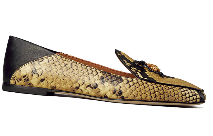 (W) TORY BURCH Charm 'Brown Snake Embossed' 圖 2