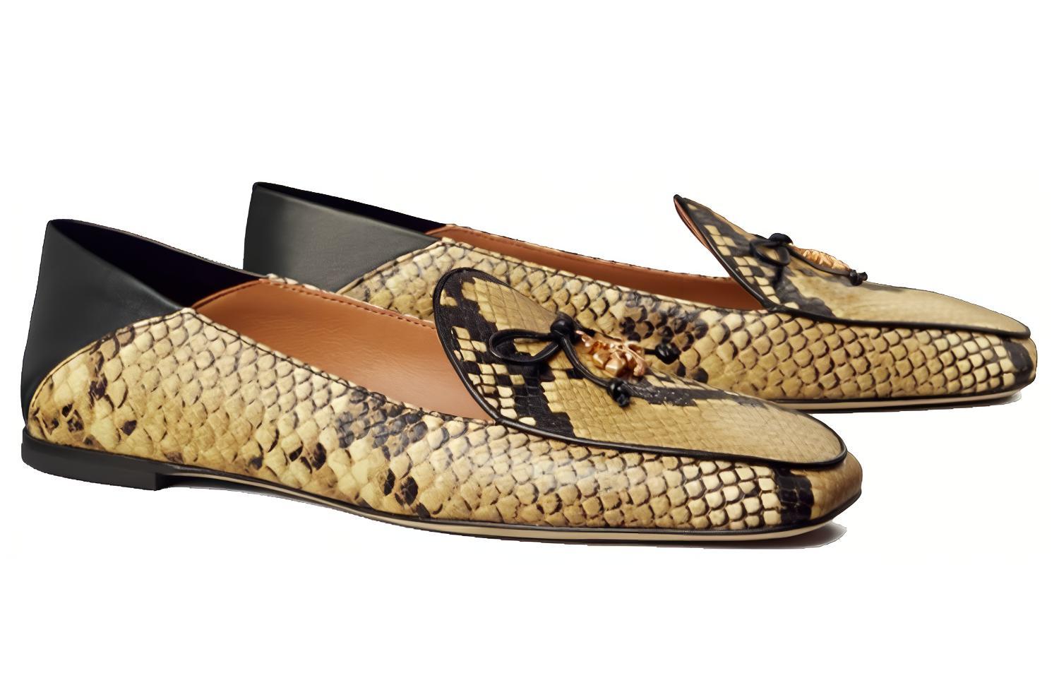 (W) TORY BURCH Charm 'Brown Snake Embossed' 圖 3