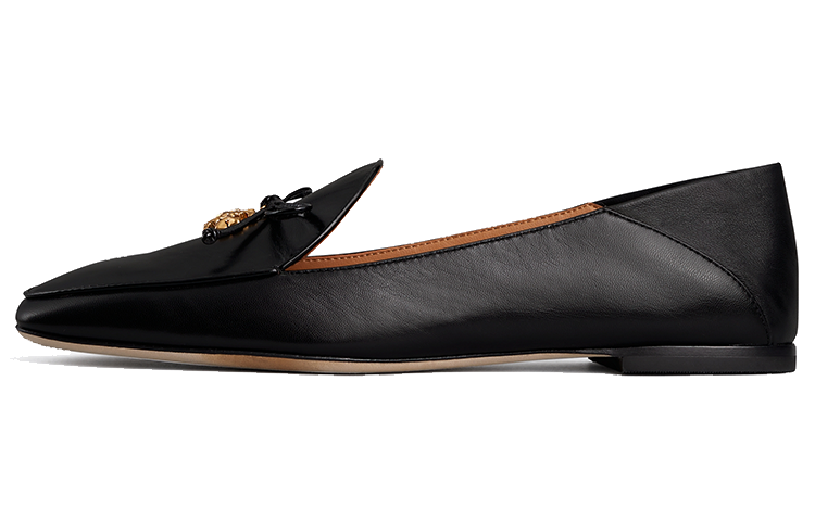 (W) TORY BURCH Charm Flat 'Black Fashion'