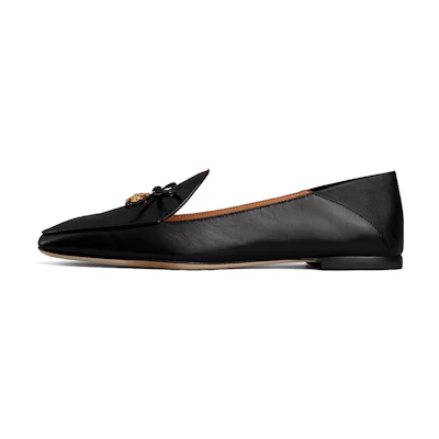 (W) TORY BURCH Charm Flat 'Black Fashion'