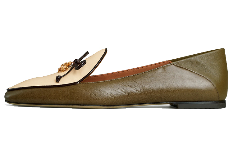 (Women) TORY BURCH Charm Flat 'Green' 87139-250