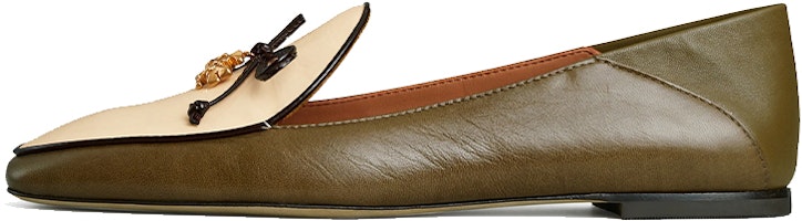 (Women) TORY BURCH Charm Flat 'Green' 87139-250 (Women) TORY BURCH Charm Flat 'Green' 87139-250