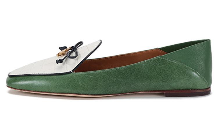 (Women) TORY BURCH Charm Loafer Flats 'Ivory Green' 83324-300