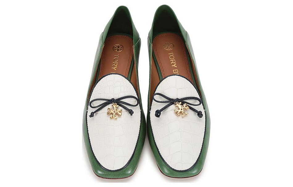 Shop (W) 토리버치 아이보리 그린 참 로퍼 플랫 (50 characters) 83324-300