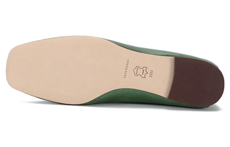 Details for (W) 토리버치 아이보리 그린 참 로퍼 플랫 (50 characters) 83324-300