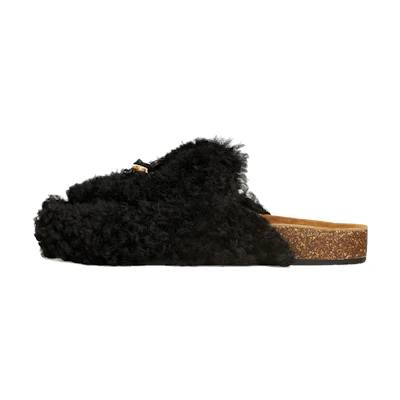 (W) TORY BURCH Charm Mammoth 'Black'