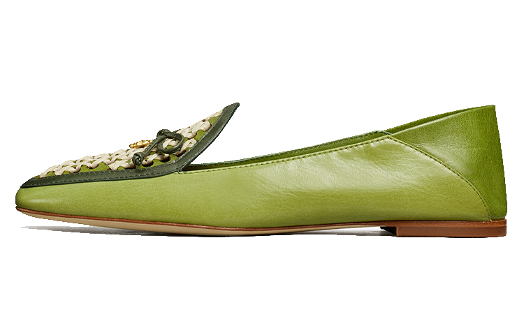 (Women) TORY BURCH Charm Woven 'Green' 80054-300