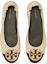 Purchase (W) TORY BURCH Claire Cap-Toe Ballet Hitam 'Beige' 148336-001