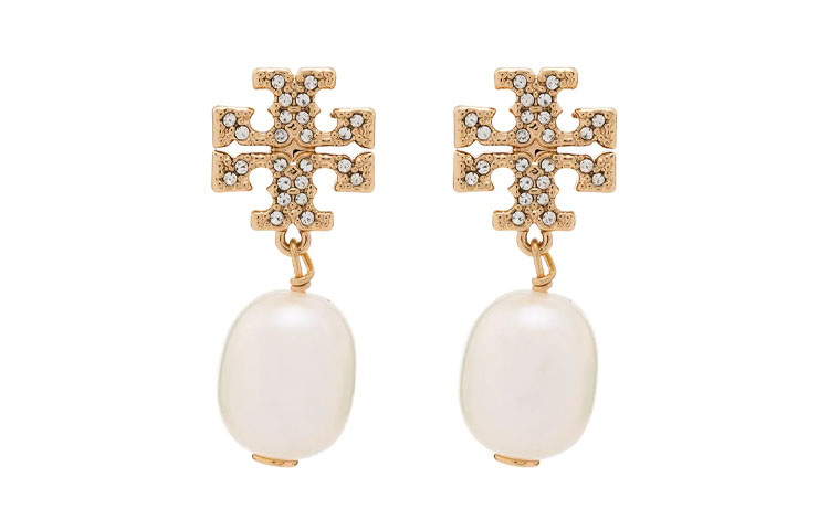 Order (Women) TORY BURCH Classic Logo Minimalist Metal Earrings for Women. 60525137