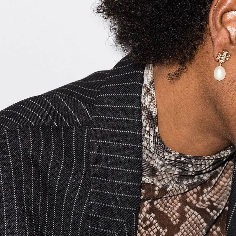 Shop (Women) TORY BURCH Classic Logo Minimalist Metal Earrings for Women. 60525137