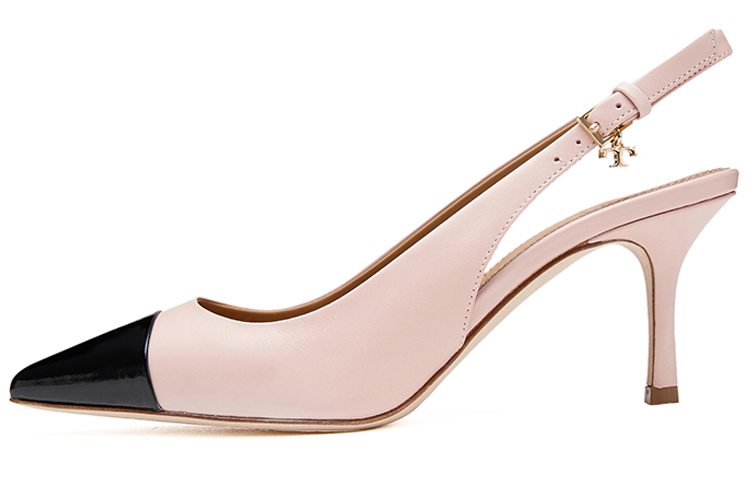 (W) TORY BURCH Classic Pointed-Toe High Heels 'Pink and Black'