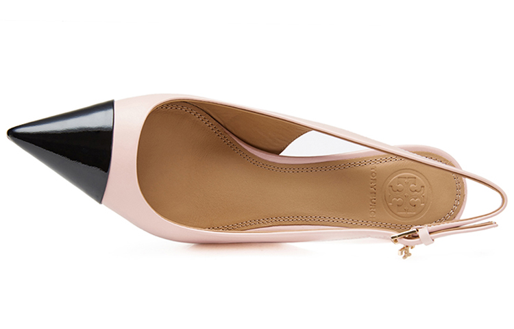 (W) TORY BURCH Classic Pointed-Toe High Heels 'Pink and Black' 圖 3
