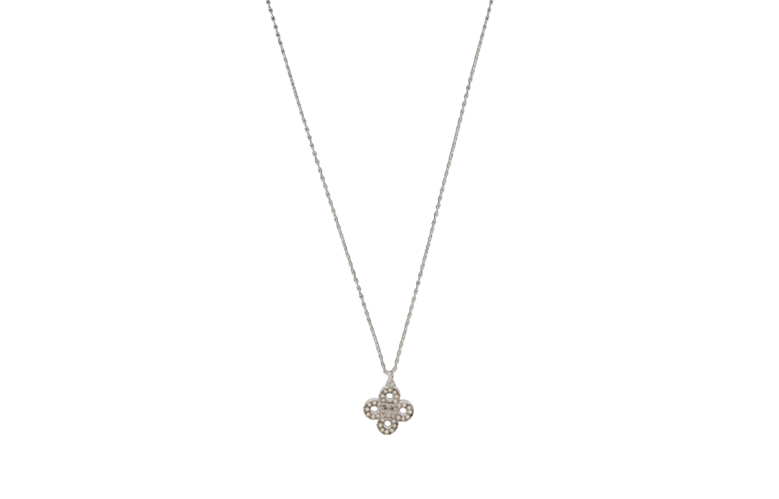 Order (Women) TORY BURCH Clover Pendant Necklace Gold Brass with Crystals for Women. 155509-042