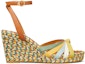 Order (Women) TORY BURCH Colorblock Wedge Espadrille 'Yellow' 82827-300