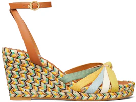 Order (W) Espadrille Tumit Wedge TORY BURCH Kuning Colorblock 82827-300