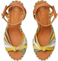 Shop (W) Espadrille Tumit Wedge TORY BURCH Kuning Colorblock 82827-300