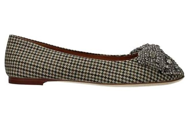 (W) TORY BURCH Crystal Bow Flats 'Black' 圖 2