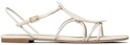 Order (W) TORY BURCH Selipar Potongan Berlian 'Ivory' 81307-104