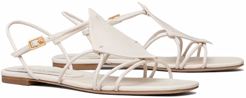 Lookbook (Women) TORY BURCH Cut-Out Diamond Slide 'Ivory' 81307-104