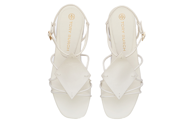 Shop (W) TORY BURCH Sandal Ivory Berlian Motif Terbuka 81307-104