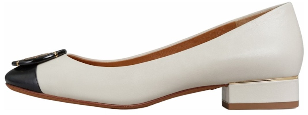 (Women) TORY BURCH Double T Logo Low Heel 'White' 82670-100 Buy (Women) TORY BURCH Double T Logo Low Heel 'White' 82670-100