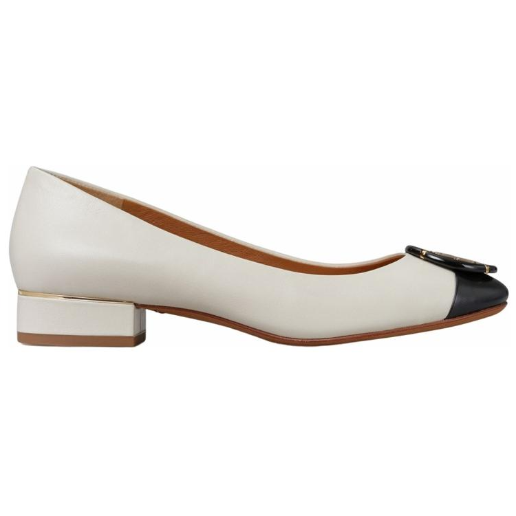 Order (W) トリーバーチ ダブルT ローヒール (ホワイト) 82670-100