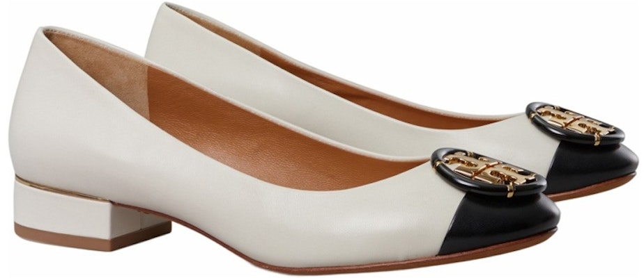 (Women) TORY BURCH Double T Logo Low Heel 'White' 82670-100 Lookbook (Women) TORY BURCH Double T Logo Low Heel 'White' 82670-100