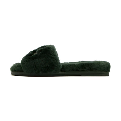 (W) TORY BURCH Double T Slipper 'Navy'