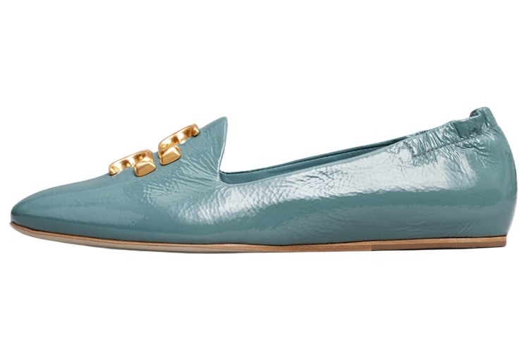 (W) TORY BURCH Eleanor 'Blue Leather'