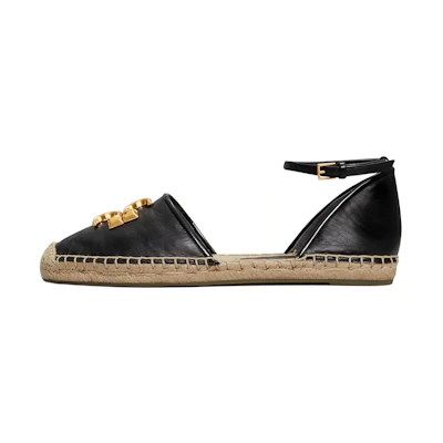 (W) TORY BURCH Eleanor D'Orsay Flats 'Black'