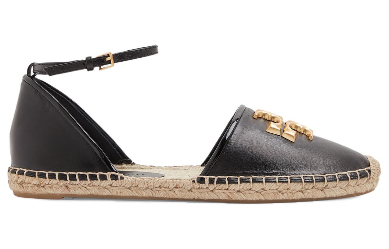 (W) TORY BURCH Eleanor D'Orsay Flats 'Black' 圖 2