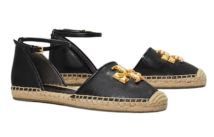 (W) TORY BURCH Eleanor D'Orsay Flats 'Black' 圖 3