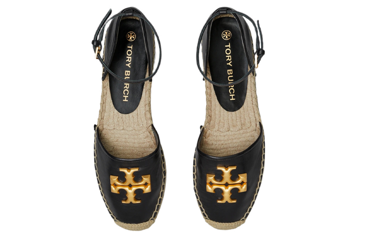 (W) TORY BURCH Eleanor D'Orsay Flats 'Black' 圖 4