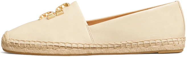 (Women) TORY BURCH Eleanor Espadrille New Cream Gold 'Beige' 86567-122 (Women) TORY BURCH Eleanor Espadrille New Cream Gold 'Beige' 86567-122