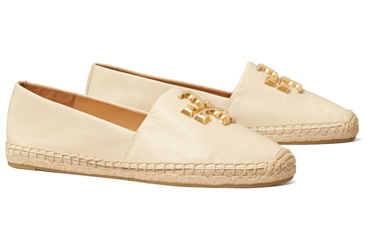 Lookbook (W) TORY BURCH Eleanor Espadrille Crema Oro Beige 86567-122