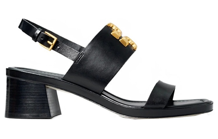 (W) TORY BURCH Eleanor High-Heel Sandal 'Black Leather' 圖 2