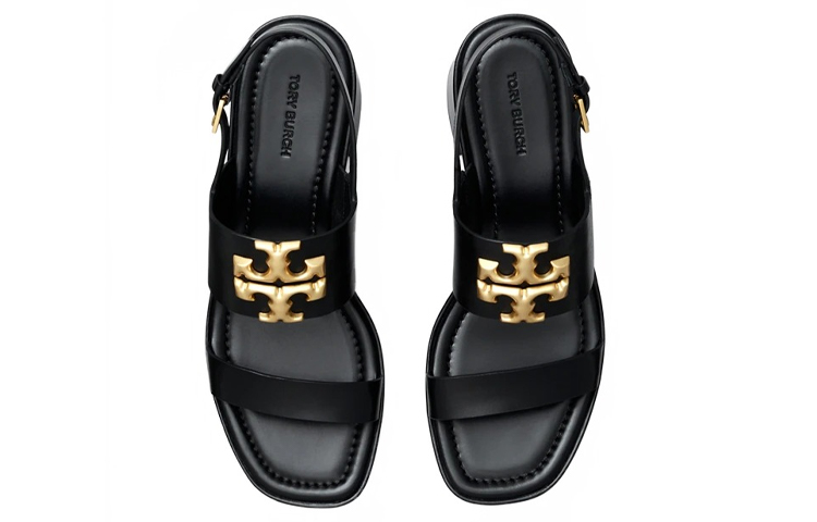 (W) TORY BURCH Eleanor High-Heel Sandal 'Black Leather' 圖 4