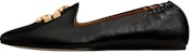 (W) TORY BURCH Eleanor Loafer 'Hitam Kasual Selesa' 84922-006