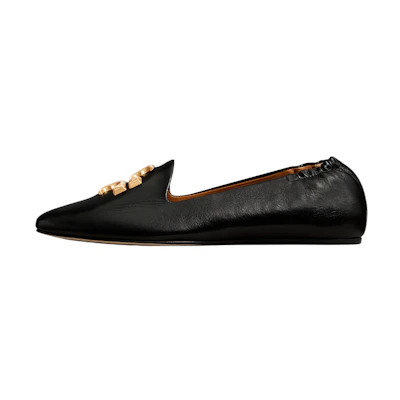 (W) TORY BURCH Eleanor Loafer 'Black Leather'