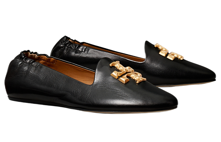 (W) TORY BURCH Eleanor Loafer 'Black Leather' 圖 3
