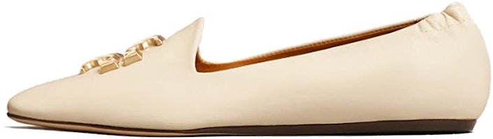 (Women) TORY BURCH Eleanor Loafer 'Cream White' 84922-122 (Women) TORY BURCH Eleanor Loafer 'Cream White' 84922-122