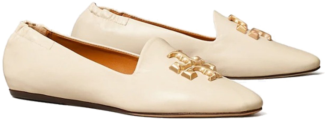 TORY BURCH 汤丽柏琦 Eleanor 時尚樂福鞋 女款 奶油白 Lookbook TORY BURCH 汤丽柏琦 Eleanor 時尚樂福鞋 女款 奶油白