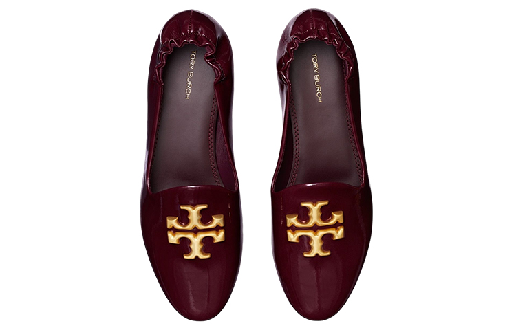 (W) TORY BURCH Eleanor Loafer 'Patent Red Logo' 圖 4