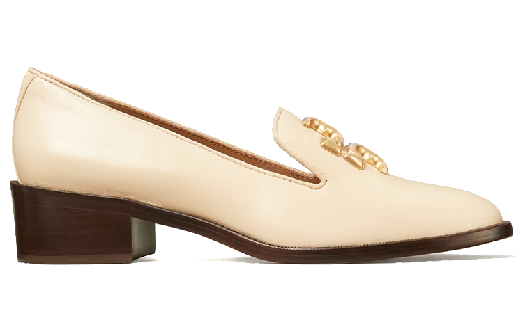 (W) TORY BURCH Eleanor Loafer Heel 'Beige' 圖 2