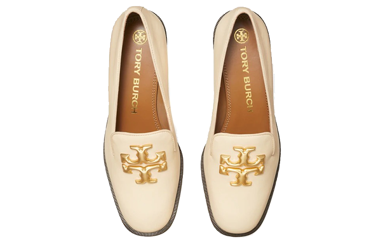 (W) TORY BURCH Eleanor Loafer Heel 'Beige' 圖 4