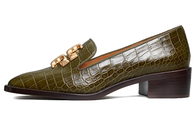 (W) TORY BURCH Eleanor Loafer Heel 'Green'