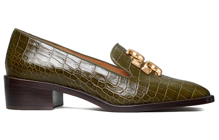 (W) TORY BURCH Eleanor Loafer Heel 'Green' 圖 2
