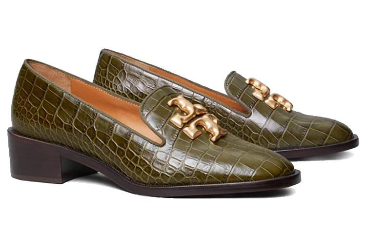 (W) TORY BURCH Eleanor Loafer Heel 'Green' 圖 3